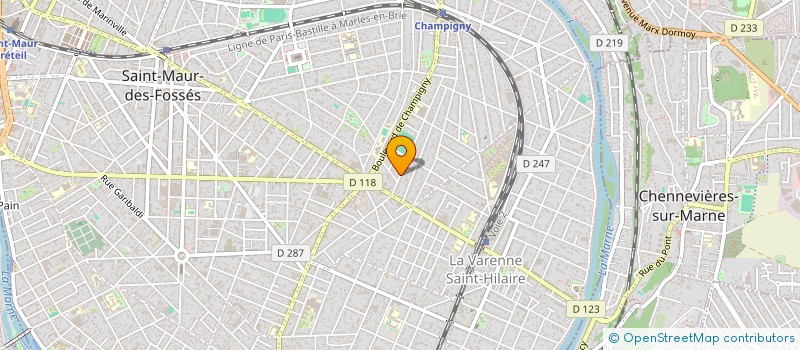 localisation de l'entreprise SCI BERCY FRIGO à SAINT-MAUR-DES-FOSSES