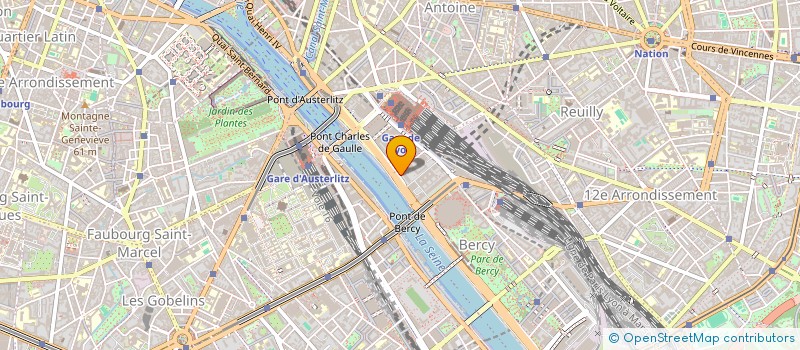 localisation de l'entreprise SCI BERCY VILLIOT  PARIS