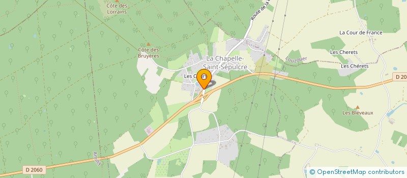 localisation de l'entreprise SCI BERDER  LA CHAPELLE-SAINT-SEPULCRE