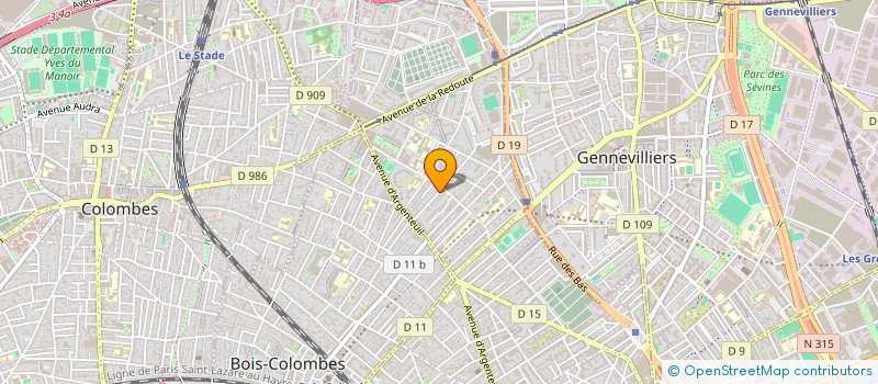 localisation de l'entreprise SCI BERDIGNAC à ASNIERES-SUR-SEINE