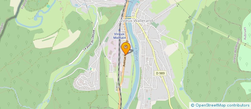 localisation de l'entreprise SCI BERDJI  VIREUX-MOLHAIN