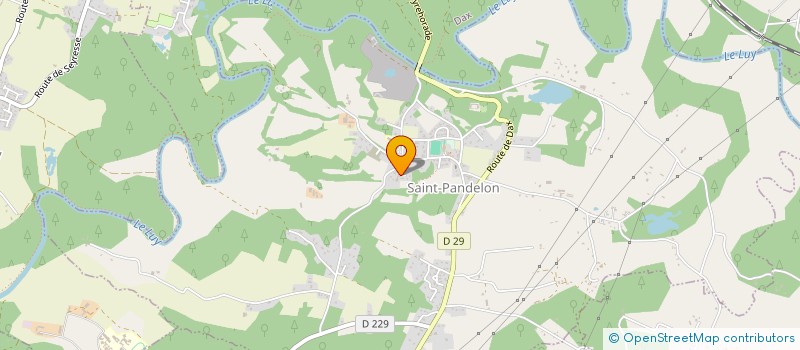 localisation de l'entreprise SCI BERDUC  SAINT-PANDELON