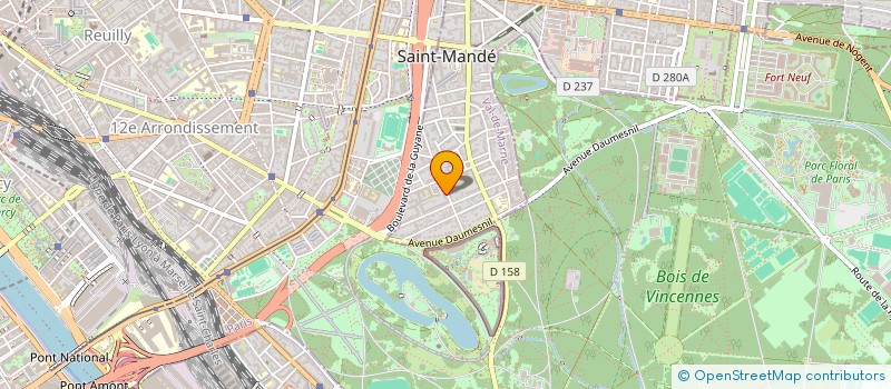 localisation de l'entreprise SCI BERDUGO 2 à SAINT-MANDE