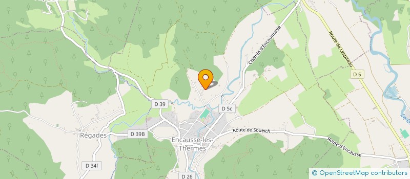 localisation de l'entreprise SCI BERE  ENCAUSSE-LES-THERMES