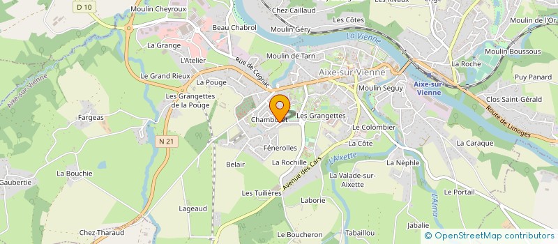 localisation de l'entreprise SCI BEREAL à AIXE-SUR-VIENNE