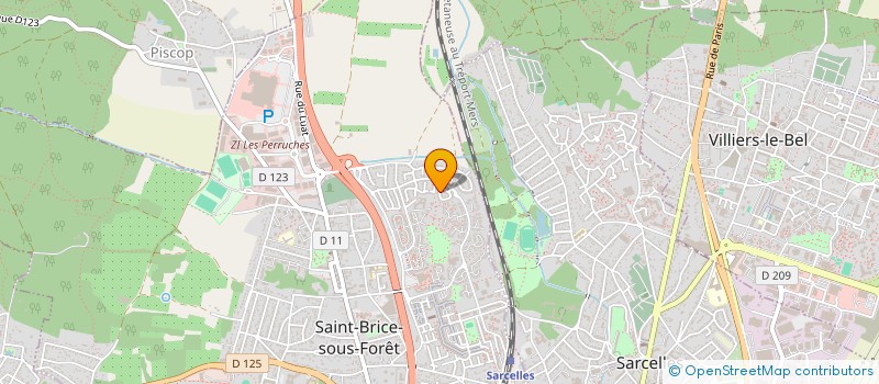 localisation de l'entreprise SCI BERECHIT à SAINT-BRICE-SOUS-FORET