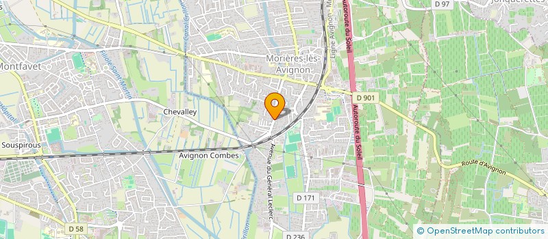 localisation de l'entreprise SCI BERECIA  MORIERES-LES-AVIGNON