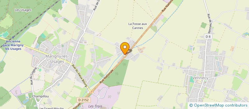 localisation de l'entreprise SCI BERELOI  MARIGNY-LES-USAGES