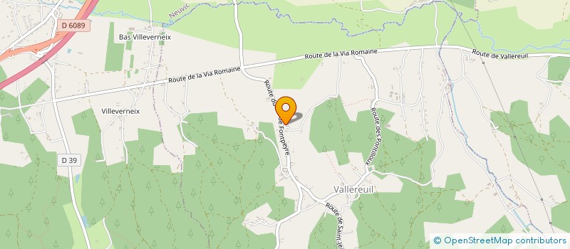 localisation de l'entreprise SCI BERENCO  VALLEREUIL