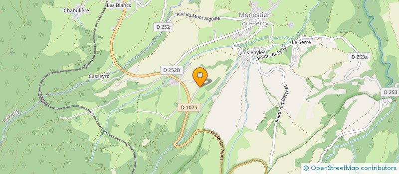 localisation de l'entreprise SCI BERENGER  SAINT-MARTIN-DE-CLELLES