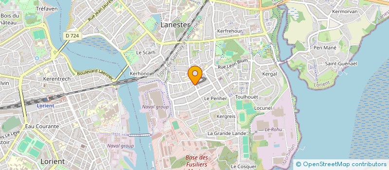 localisation de l'entreprise SCI BERENGER  LANESTER