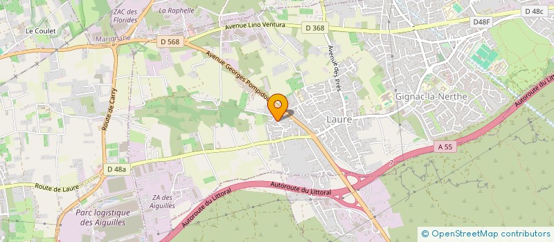 localisation de l'entreprise SCI BERENGERE à GIGNAC-LA-NERTHE