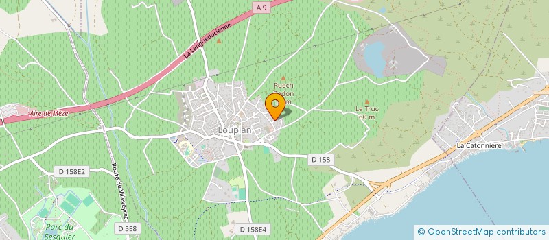 localisation de l'entreprise SCI BERENI  LOUPIAN