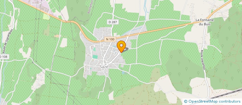 localisation de l'entreprise SCI BERENICE  SAZE