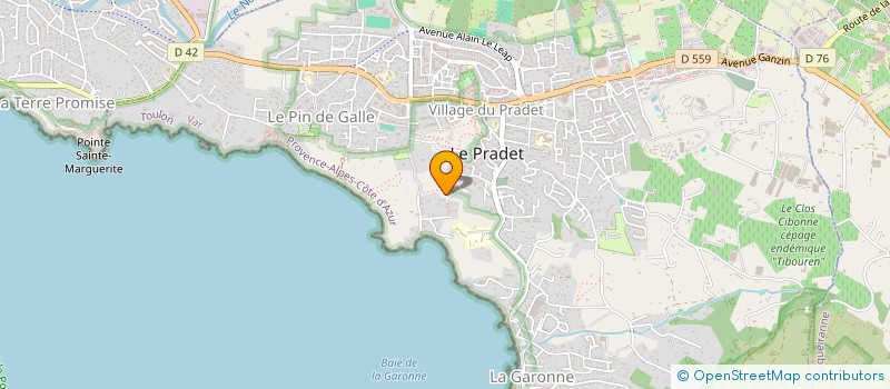 localisation de l'entreprise SCI BERENICE  LE PRADET