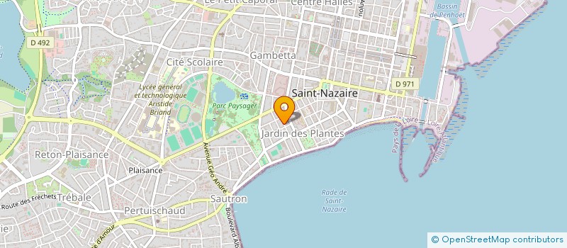 localisation de l'entreprise SCI BERENICE  SAINT-NAZAIRE