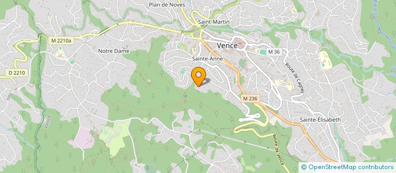 localisation de l'entreprise SCI BERENICE  VENCE