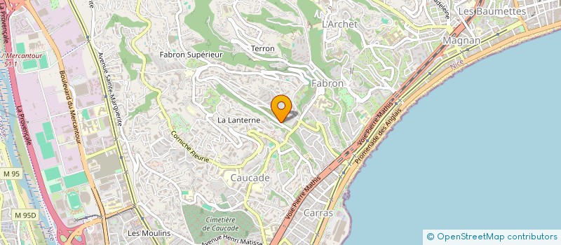 localisation de l'entreprise SCI BERENICE IMMO  NICE