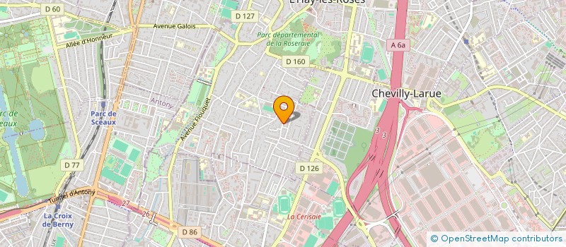 localisation de l'entreprise SCI BERES à ANTONY