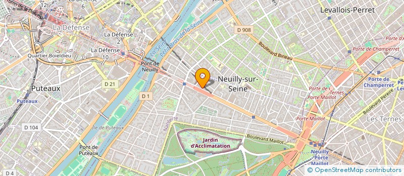 localisation de l'entreprise SCI BERESHIT à NEUILLY-SUR-SEINE