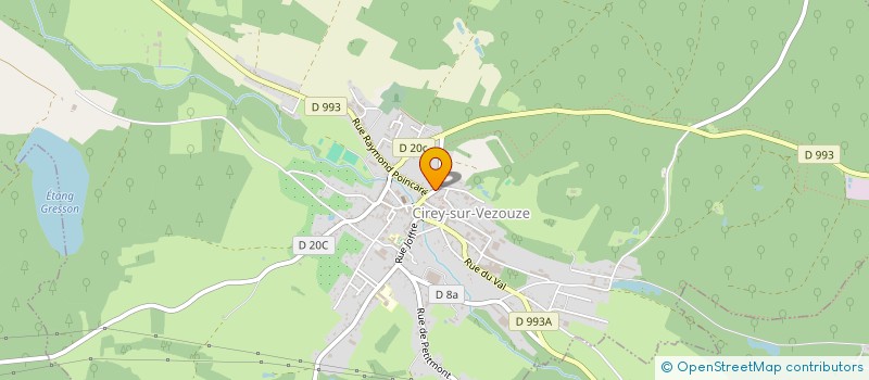 localisation de l'entreprise SCI BERETI  CIREY-SUR-VEZOUZE