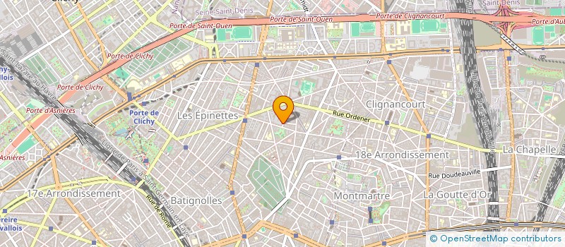 localisation de l'entreprise SCI BERETTI-DIEUDONNE  PARIS