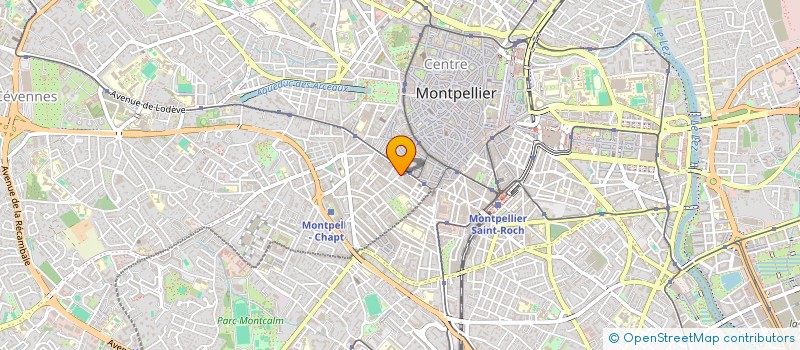 localisation de l'entreprise SCI BEREV à MONTPELLIER