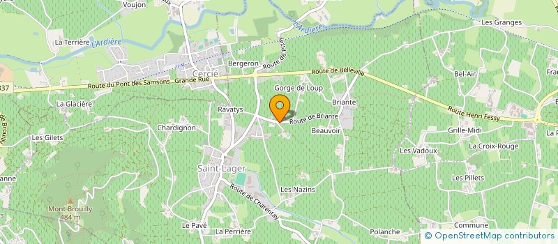 localisation de l'entreprise SCI BEREZIAT  SAINT-LAGER