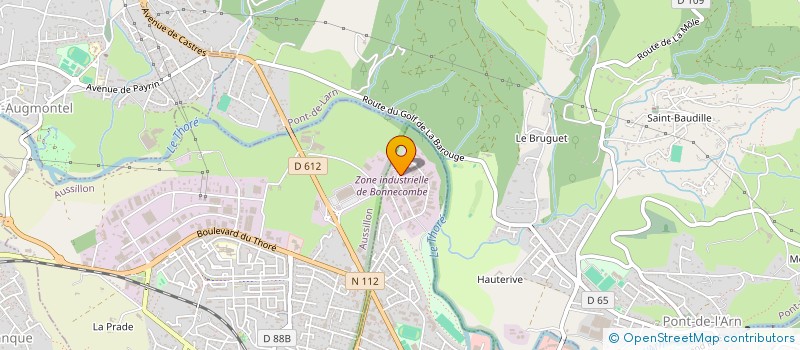 localisation de l'entreprise SCI BERFA  MAZAMET