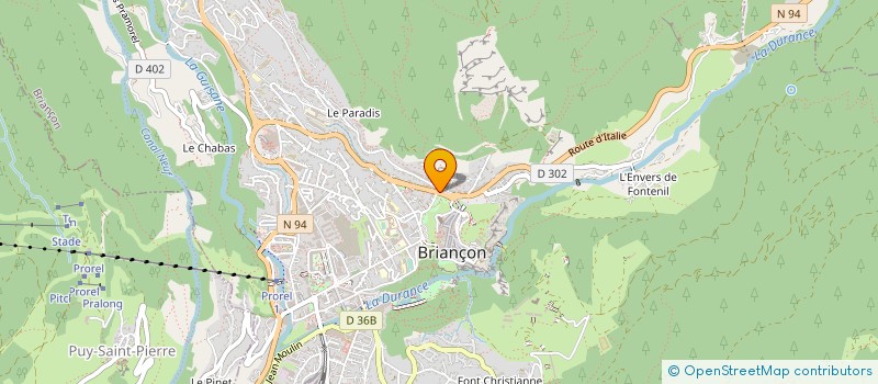 localisation de l'entreprise SCI BERFRAN  BRIANCON