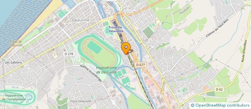 localisation de l'entreprise SCI BERFRANMATINE à DEAUVILLE