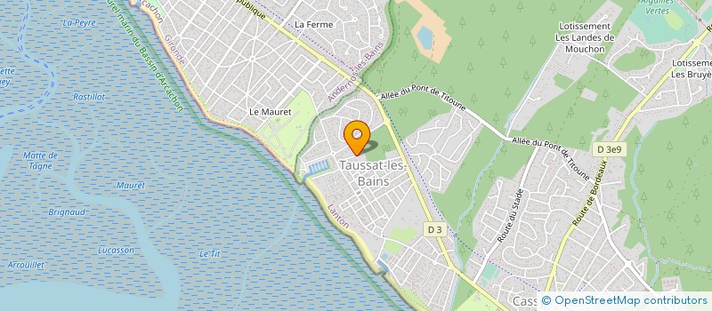 localisation de l'entreprise SCI BERG  LANTON