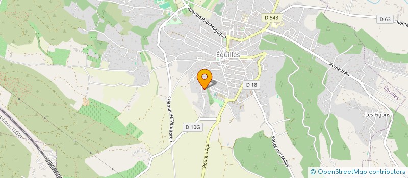 localisation de l'entreprise SCI BERGA  EGUILLES