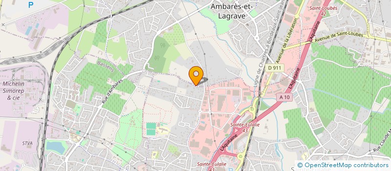 localisation de l'entreprise SCI BERGAM  AMBARES-ET-LAGRAVE