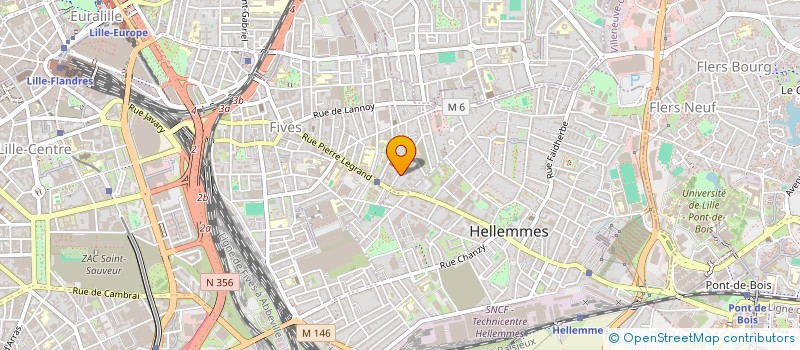 localisation de l'entreprise SCI BERGAMEL à LILLE