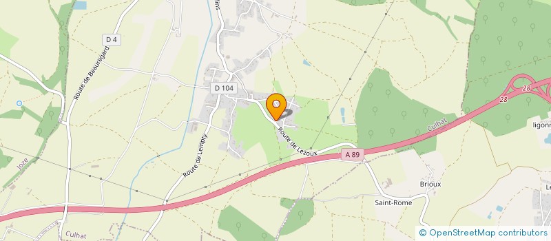 localisation de l'entreprise SCI BERGAMI  CULHAT