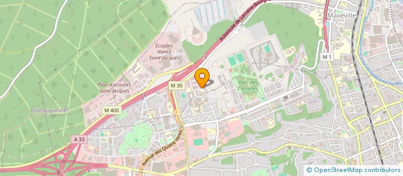 localisation de l'entreprise SCI BERGAMOTE  MAXEVILLE