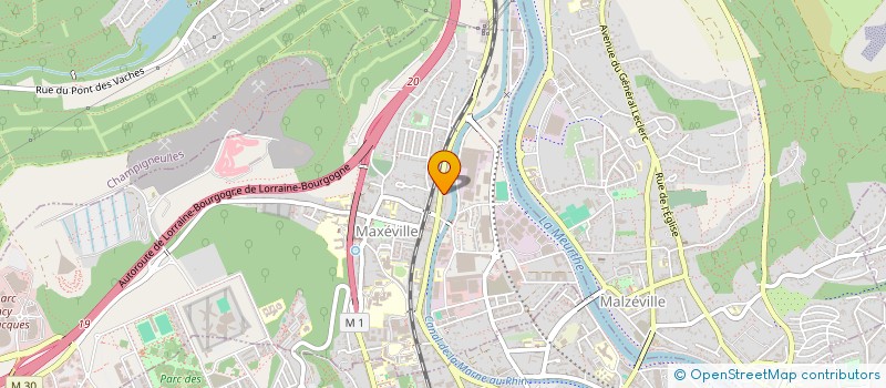 localisation de l'entreprise SCI BERGAMOTE  MAXEVILLE