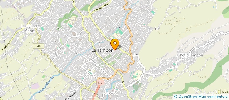 localisation de l'entreprise SCI BERGAMOTE  LE TAMPON