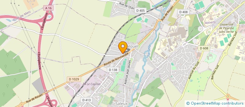 localisation de l'entreprise SCI BERGAMOTE  SALOUEL