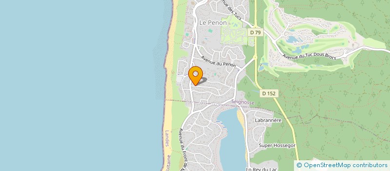 localisation de l'entreprise SCI BERGE  SEIGNOSSE