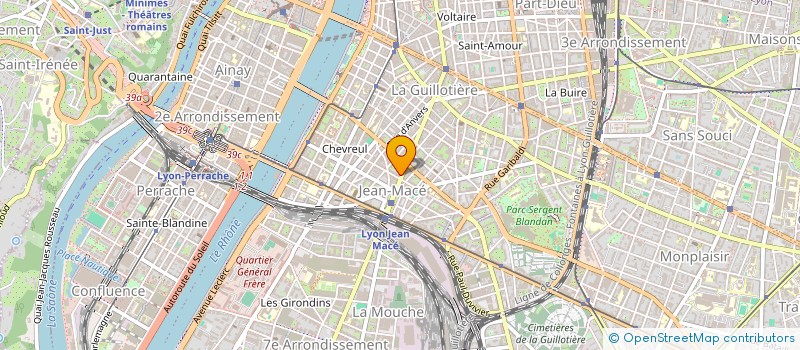 localisation de l'entreprise SCI BERGE  LYON