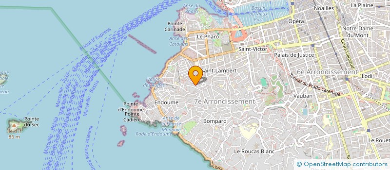 localisation de l'entreprise SCI BERGEAUD GALLO à MARSEILLE