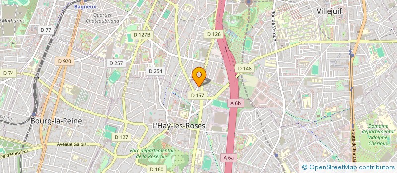 localisation de l'entreprise SCI BERGEOT  L'HAY-LES-ROSES