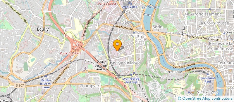 localisation de l'entreprise SCI BERGER  LYON