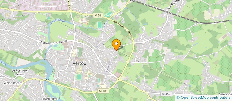 localisation de l'entreprise SCI BERGER  VERTOU