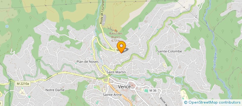 localisation de l'entreprise SCI BERGER  VENCE