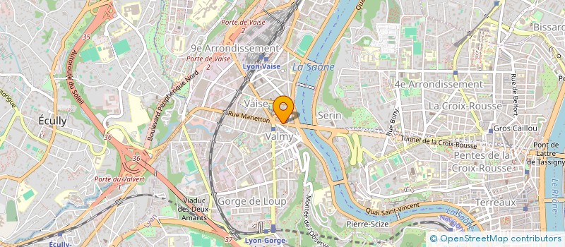 localisation de l'entreprise SCI BERGER BLEU  LYON