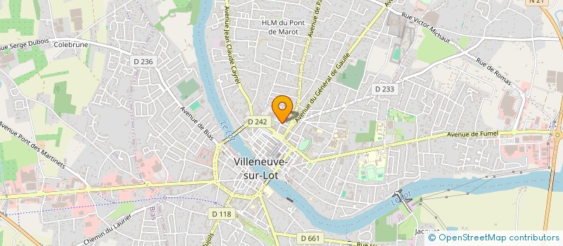 localisation de l'entreprise SCI BERGER INVESTISSEMENT  VILLENEUVE-SUR-LOT