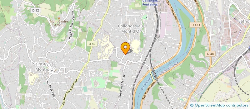 localisation de l'entreprise SCI BERGER ST MARTIN  COLLONGES-AU-MONT-D'OR